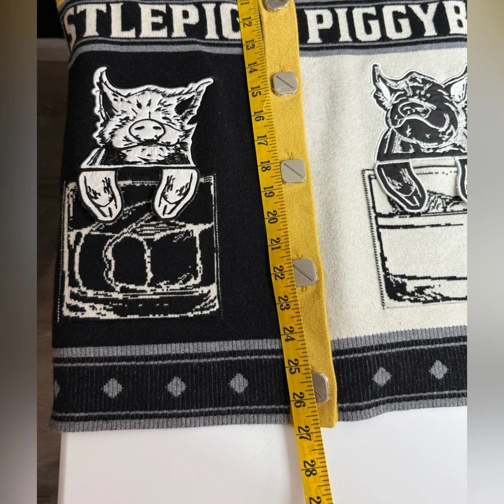 NEW Whistlepig Ugly Pigmas V-Neck Sweater Vest Men’s Sz Medium